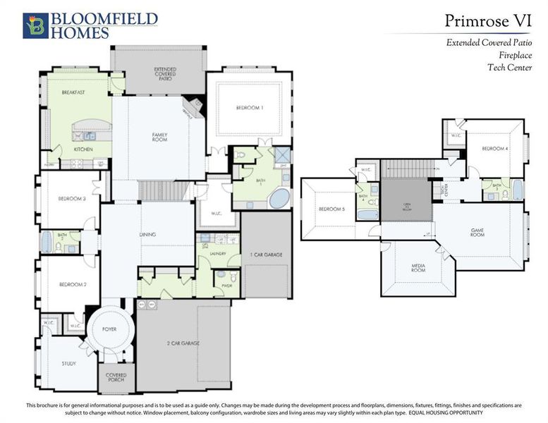 2D floor plan layout of this home in Glenbrook, Red Oak, TX (Image 2).