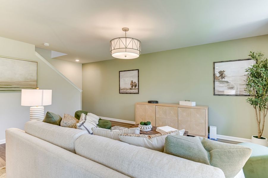 Representative furnished interior of a home built from the Frazier by Stanley Martin Homes in Essence at Bent Creek Village, Thomson (Image 94). Representative furnished interior of a home built from the Frazier by Stanley Martin Homes in Essence at Bent Creek Village, Thomson (Image 94).
