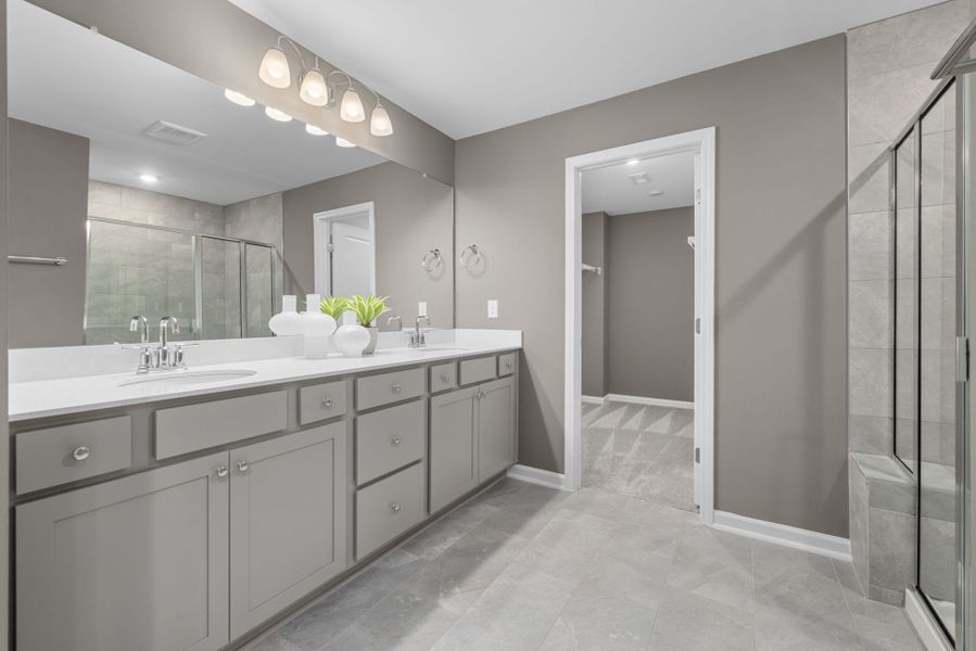 Furnished interior view inside a new home in Solana, Durham (Image 14).