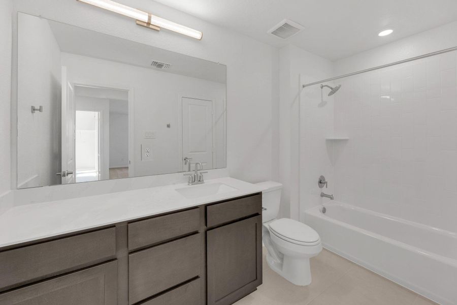 Furnished interior view inside a new home in Salerno - Heritage Collection, Round Rock (Image 6).