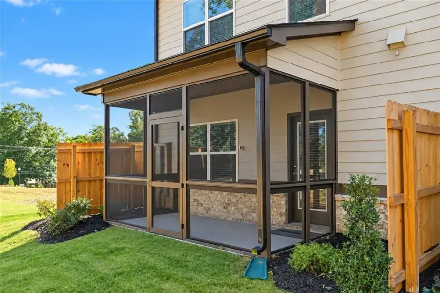 Exterior details and patio area of a home in , Norcross (Image 4).