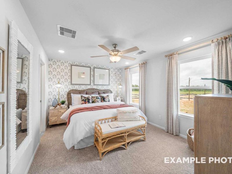 Representative furnished interior of a home built from the The Trinity F by Davidson Homes LLC in Lakes at Black Oak, Magnolia (Image 16). Representative furnished interior of a home built from the The Trinity F by Davidson Homes LLC in Lakes at Black Oak, Magnolia (Image 16).