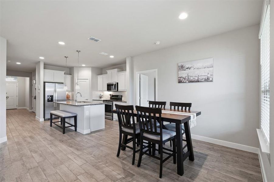 Furnished interior view inside a new home in , Haslet (Image 12).