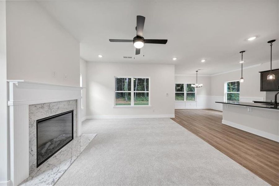 Spacious, unfurnished interior of a new home in Canterbury Villas, Carrollton (Image 22).