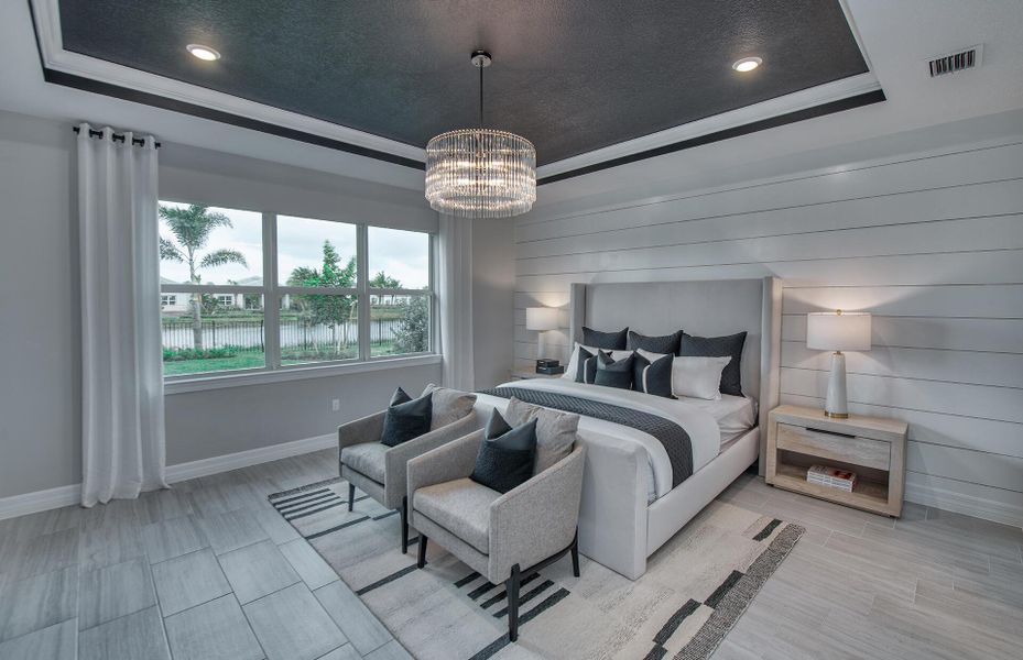 Furnished interior view inside a new home in Avondale at Avenir, Palm Beach Gardens (Image 17). Furnished interior view inside a new home in Avondale at Avenir, Palm Beach Gardens (Image 17).