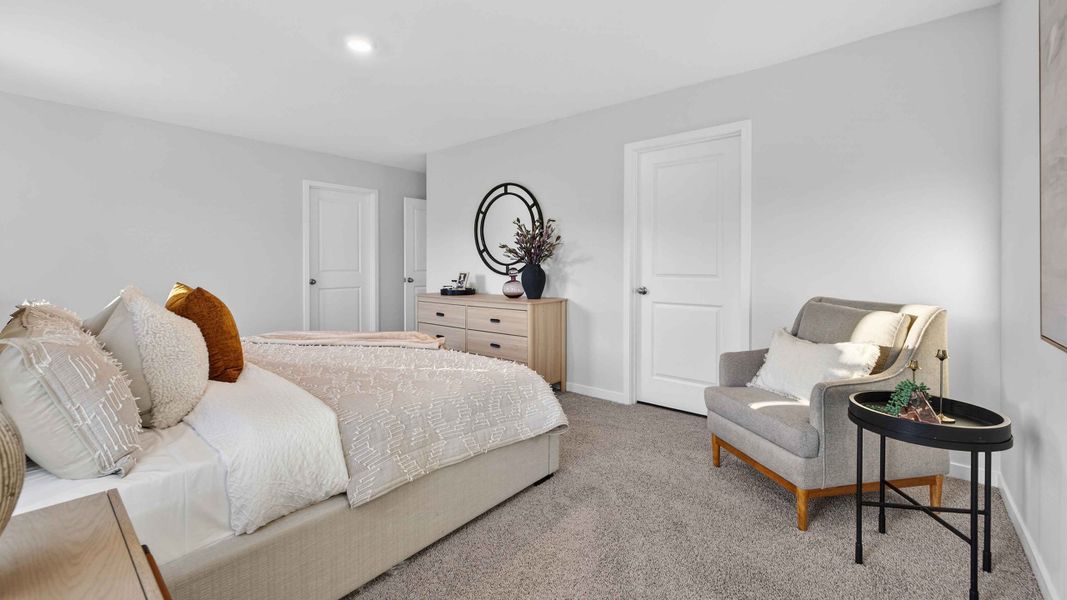 Furnished interior view inside a new home in The Falls at Newton, Newton (Image 13).