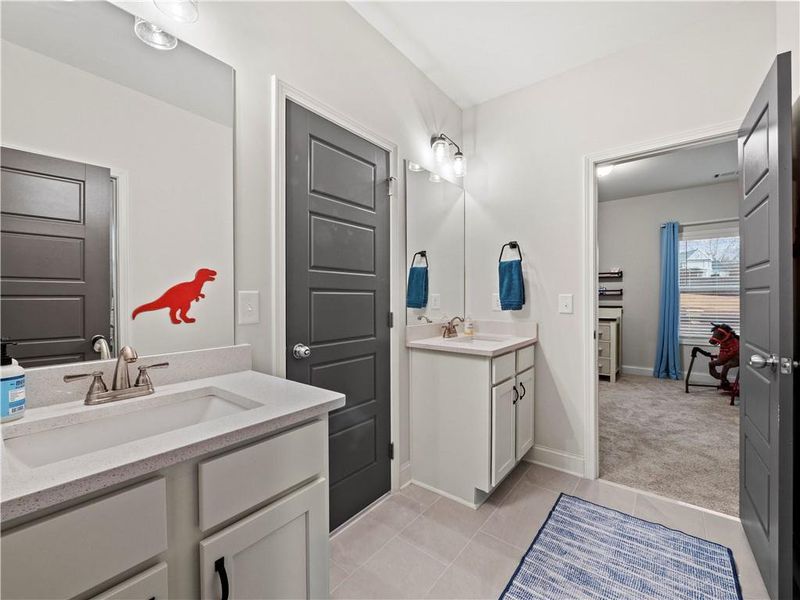 Furnished interior view inside a new home in , Hoschton (Image 53).