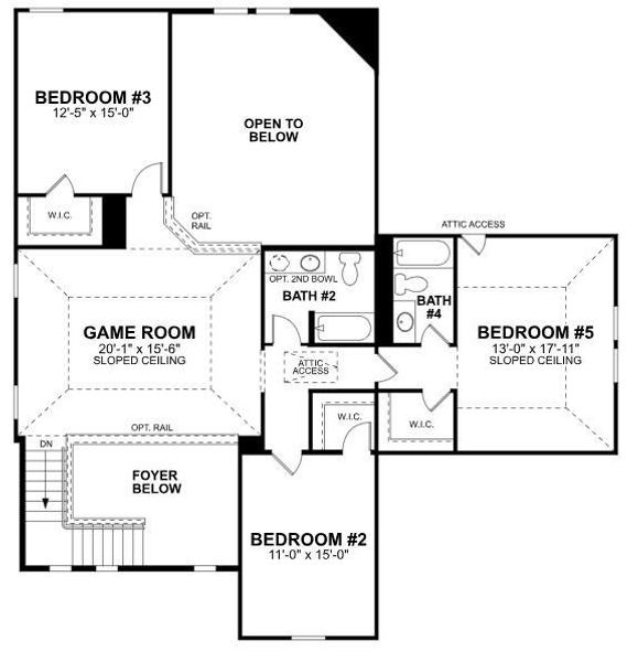 2D floor plan layout of this home in Berryknoll, Montgomery, TX (Image 5). 2D floor plan layout of this home in Berryknoll, Montgomery, TX (Image 5).