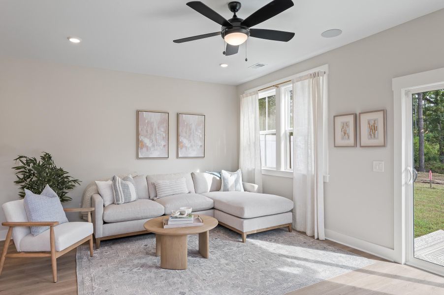 Furnished interior view inside a new home in Founder's Park, Lincolnville (Image 13).