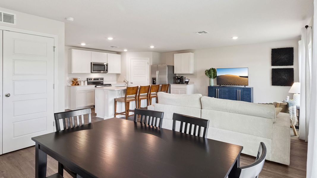 Furnished interior view inside a new home in Leoma's Landing, Lake Wales (Image 21).