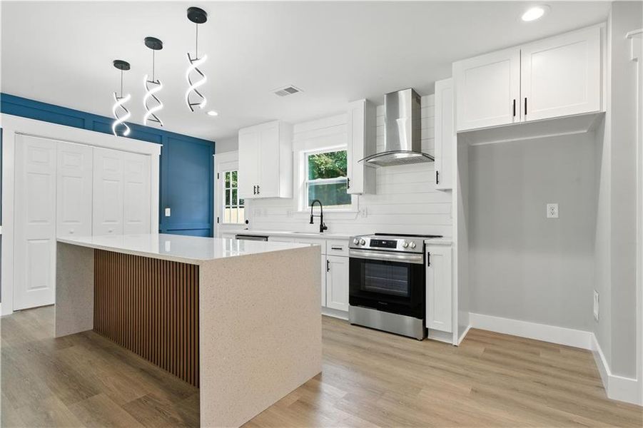 Furnished interior view inside a new home in , Marietta (Image 8).