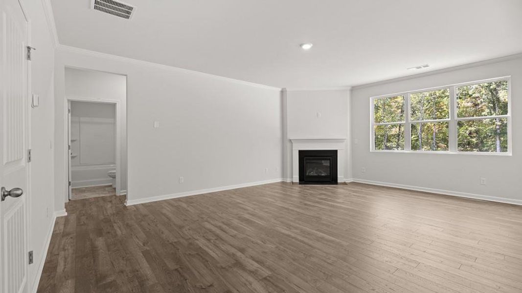 Spacious, unfurnished interior of a new home in Parkside at Carter Grove, Cartersville (Image 38). Spacious, unfurnished interior of a new home in Parkside at Carter Grove, Cartersville (Image 38).