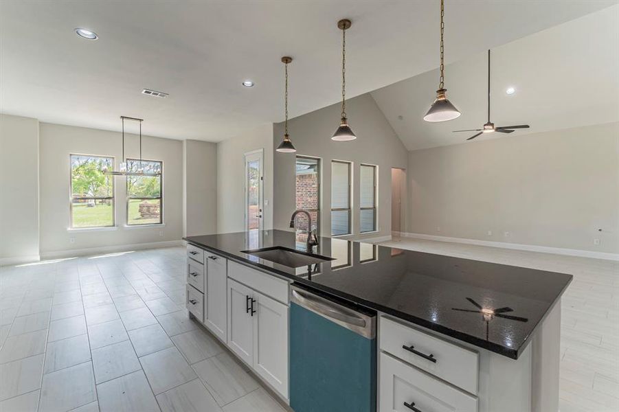 Furnished interior view inside a new home in , Van Alstyne (Image 9).