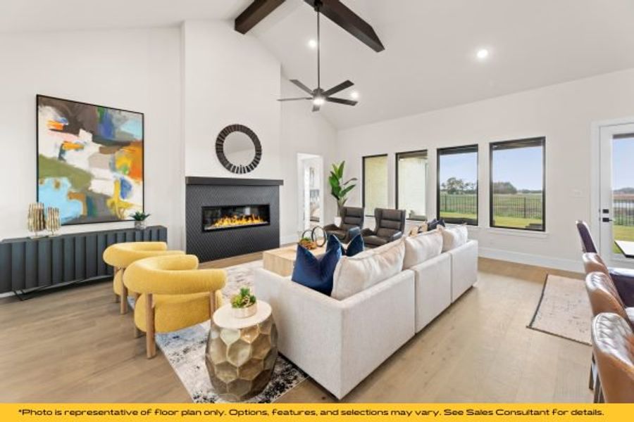 Representative furnished interior of a home built from the Bali by Stonefield Homes in Heath Golf and Yacht Club, Rockwall (Image 42).