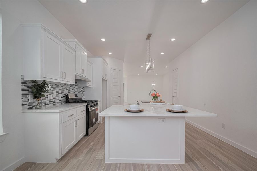Furnished interior view inside a new home in , Houston (Image 13).