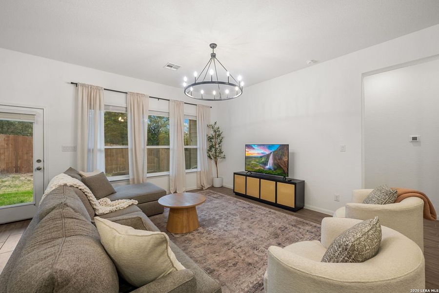 Furnished interior view inside a new home in , Bulverde (Image 13). Furnished interior view inside a new home in , Bulverde (Image 13).