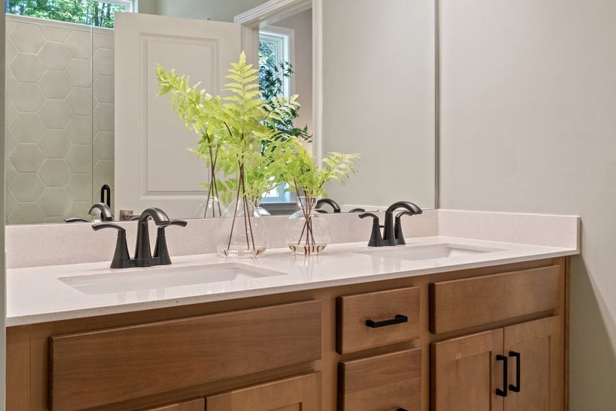 Representative interior finishes for a home built from the 1910 Modeled by KB Home in Bella Vista Heritage, Denver (Image 14).