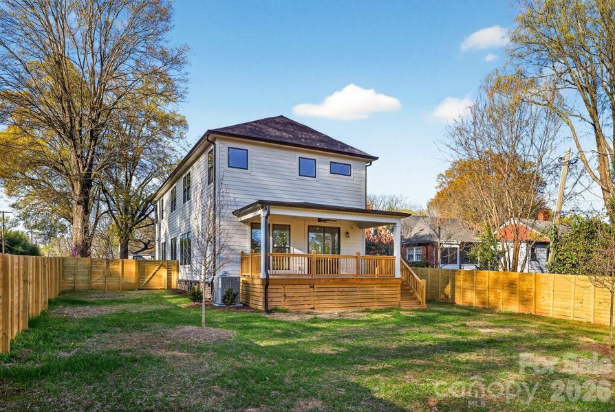 Exterior details and patio area of a home in , Charlotte (Image 25).