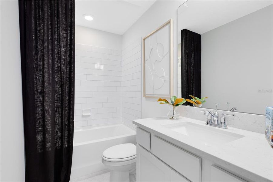 Furnished interior view inside a new home in EverBe, Orlando (Image 10).