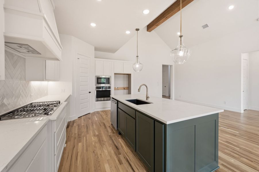 Furnished interior view inside a new home in Parks of Aledo, Aledo (Image 10).