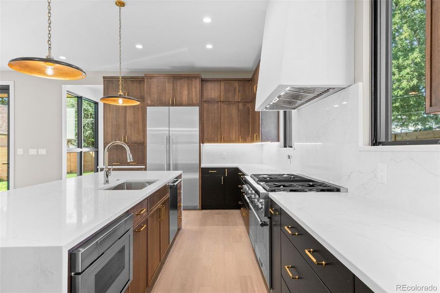 Furnished interior view inside a new home in , Denver (Image 10).