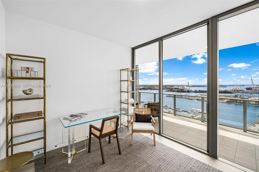 Furnished interior view inside a new home in , Miami Beach (Image 31).