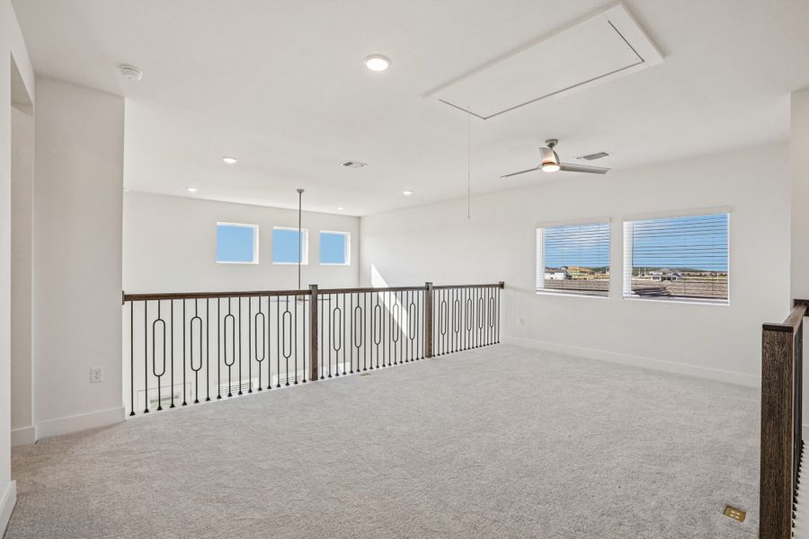 Representative unfurnished interior of a home built from the Homestead by Pacesetter Homes in Easton Park, Austin (Image 50). Representative unfurnished interior of a home built from the Homestead by Pacesetter Homes in Easton Park, Austin (Image 50).