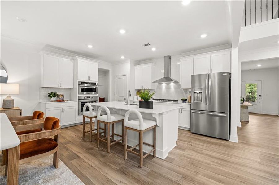 Furnished interior view inside a new home in Wellington Estates, Madison (Image 16).