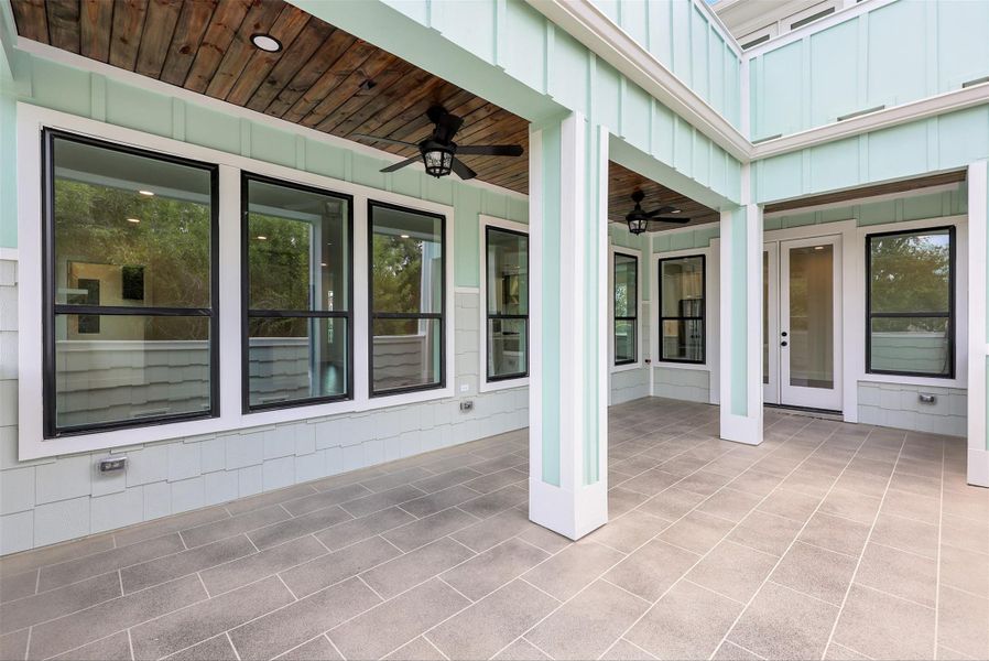 Exterior details and patio area of a home in , El Lago (Image 23). Exterior details and patio area of a home in , El Lago (Image 23).