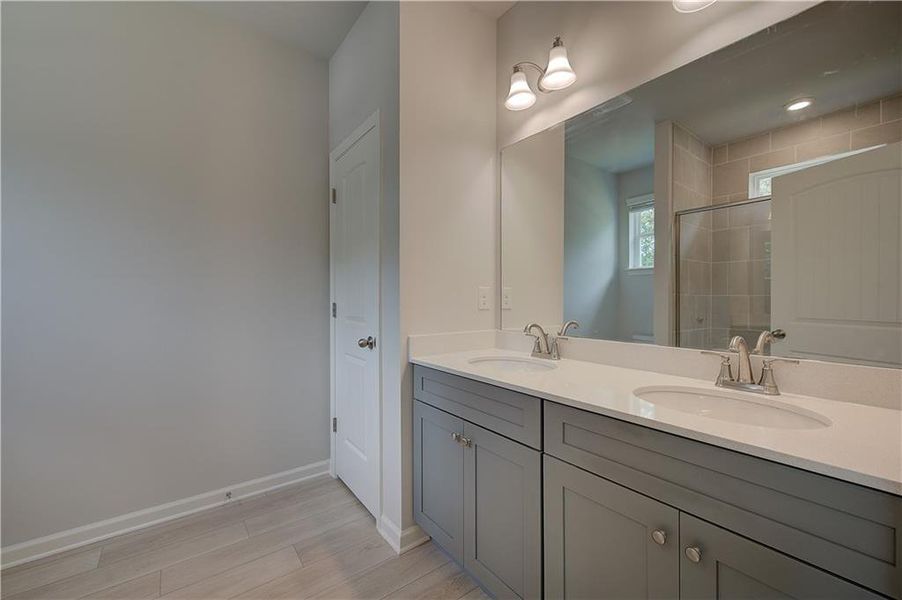 Furnished interior view inside a new home in Daybreak, Newnan (Image 11).