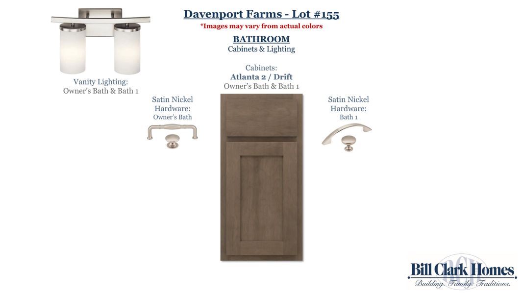 Sample of building materials used in homes in Davenport Farms, Winterville (Image 4).