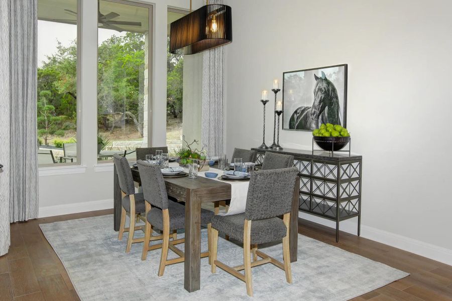 The Lauren II Dining Room The Lauren II Dining Room