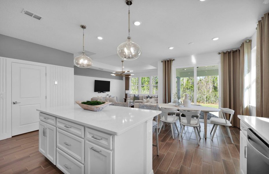 Representative furnished interior of a home built from the Highgate by Pulte Homes in Seminole Palms, Palm Coast (Image 17).