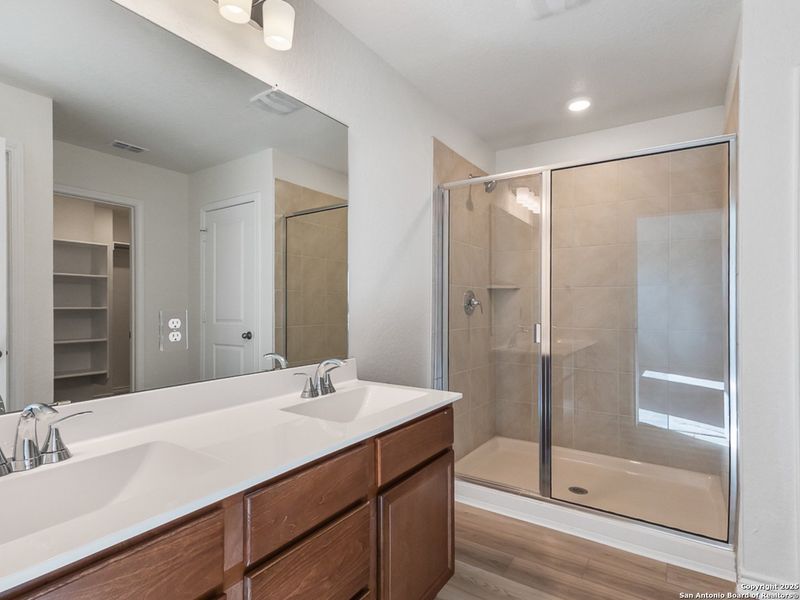 Furnished interior view inside a new home in Knox Ridge, Converse (Image 12).