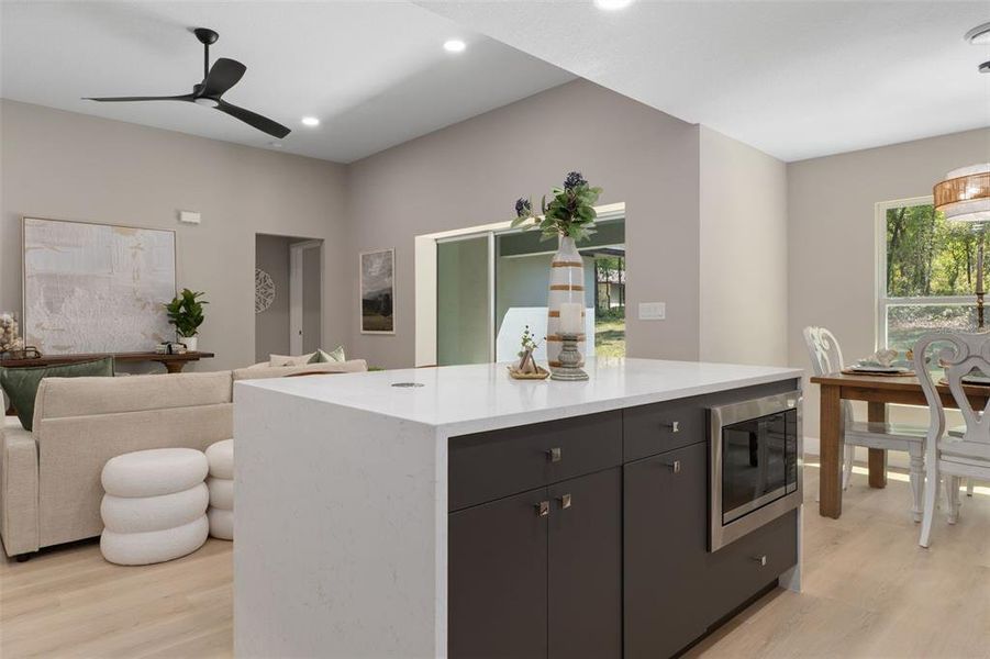 Furnished interior view inside a new home in , Inverness (Image 9).