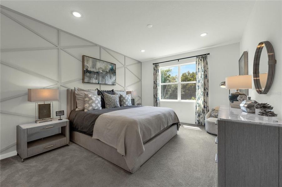 Furnished interior view inside a new home in Covered Bridge at Liberty Bluff, Haines City (Image 30).