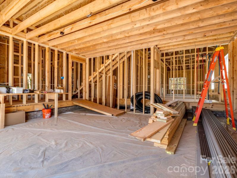 In-progress construction of a new home in , Rutherfordton, NC (Image 20).