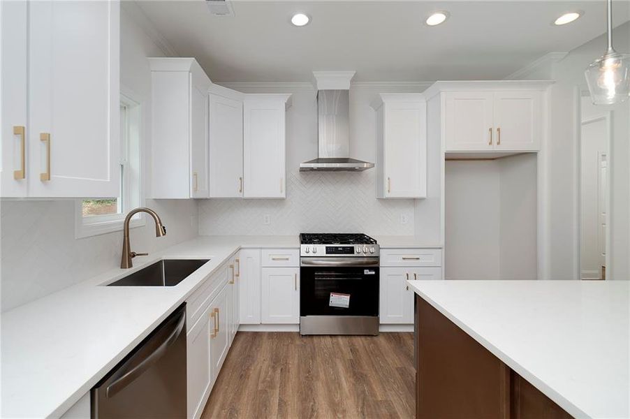 Furnished interior view inside a new home in , Canton (Image 7).