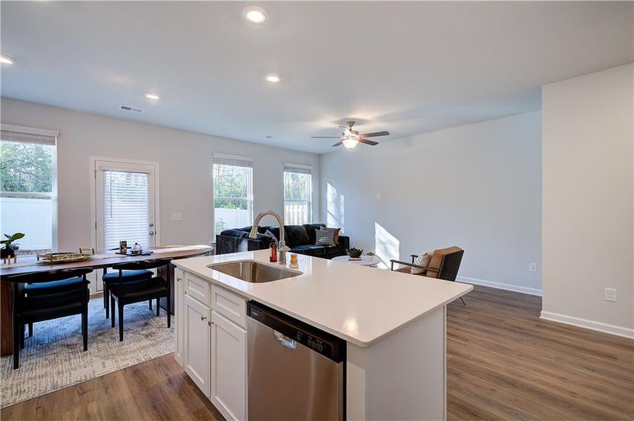 Furnished interior view inside a new home in Avery Landing, McDonough (Image 23).