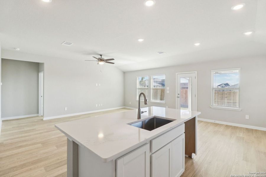 Furnished interior view inside a new home in Legendary Trails - Classic Series, Cibolo (Image 7). Furnished interior view inside a new home in Legendary Trails - Classic Series, Cibolo (Image 7).