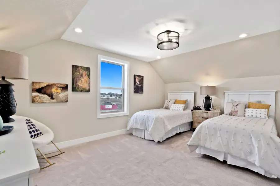 Furnished interior view inside a new home in The Courtyards at Lupton Village, Fort Lupton (Image 31).
