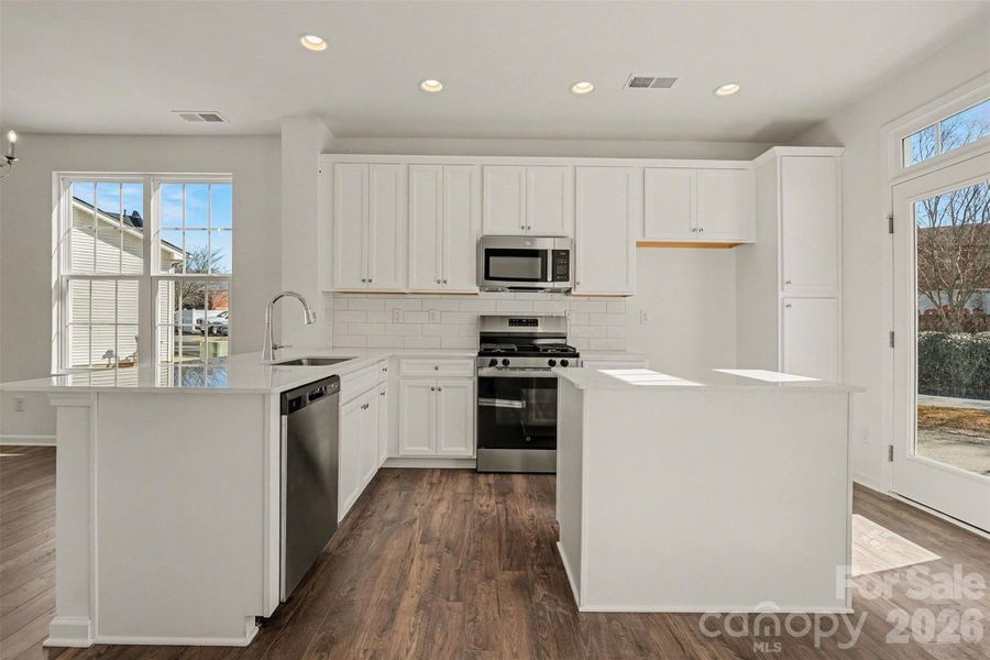 Furnished interior view inside a new home in , Huntersville (Image 13).
