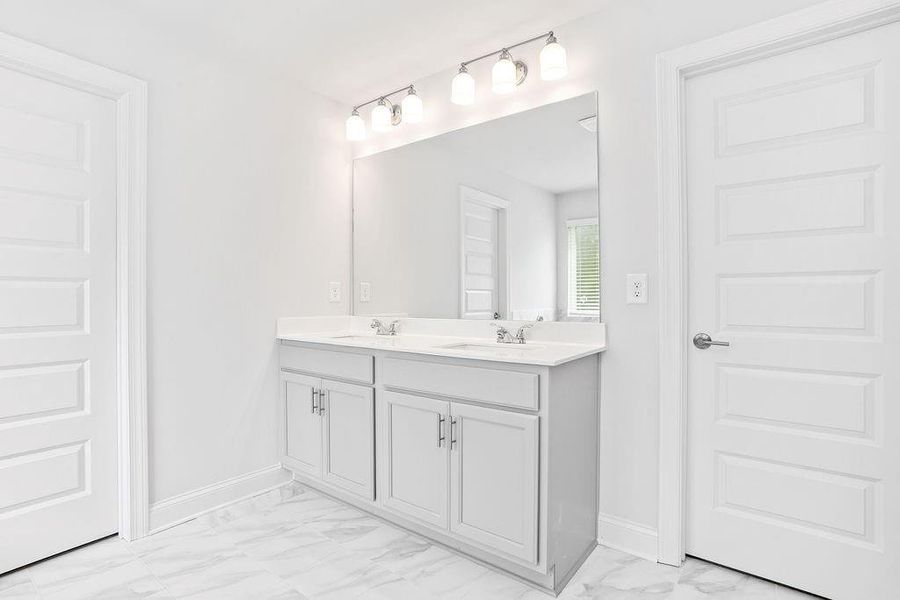 Furnished interior view inside a new home in Waters Edge, Mansfield (Image 5).