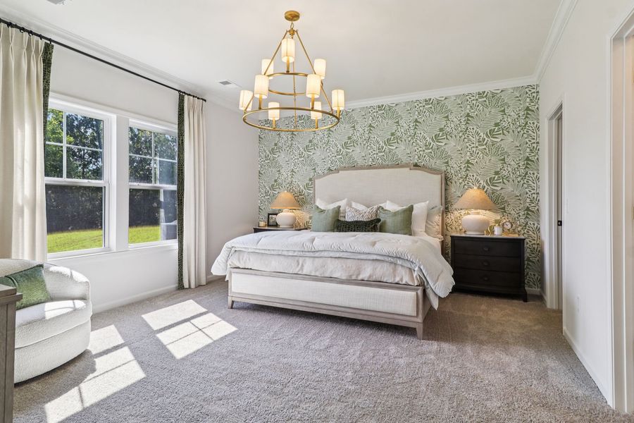 Furnished interior view inside a new home in Bickley Station, Irmo (Image 24). Furnished interior view inside a new home in Bickley Station, Irmo (Image 24).