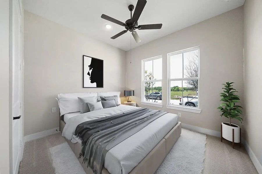Furnished interior view inside a new home in Chambers Creek, Willis (Image 10).