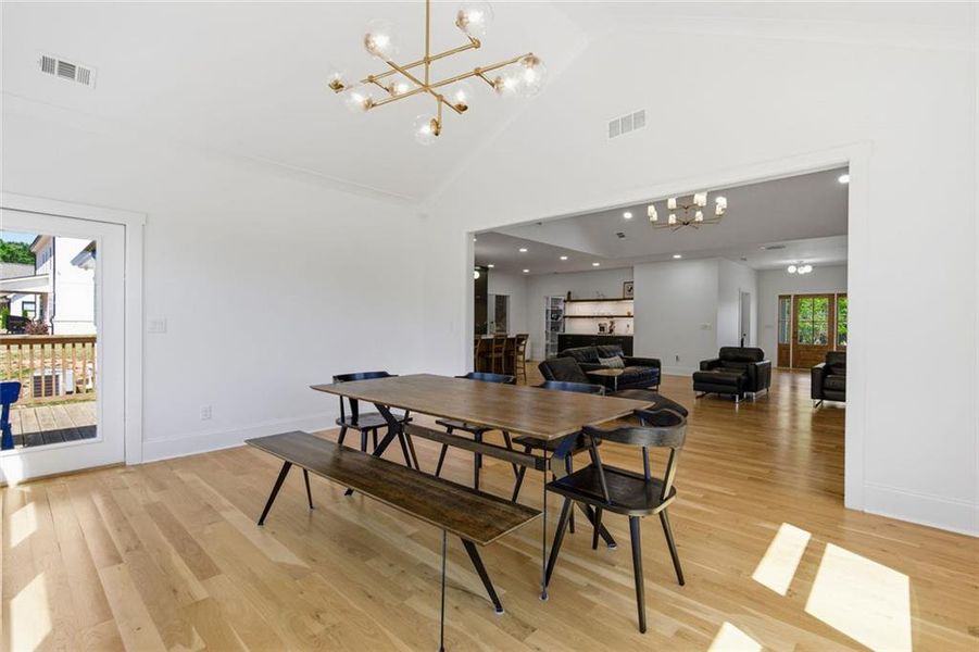 Furnished interior view inside a new home in , Snellville (Image 7).