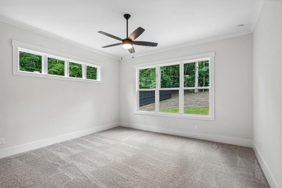 Spacious, unfurnished interior of a new home in Arden on Lanier, Cumming (Image 27).