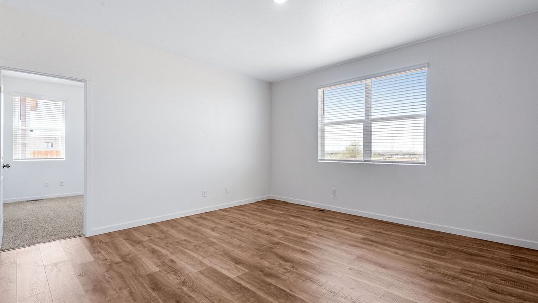 Spacious, unfurnished interior of a new home in Fossil Creek Ranch, Windsor (Image 14). Spacious, unfurnished interior of a new home in Fossil Creek Ranch, Windsor (Image 14).