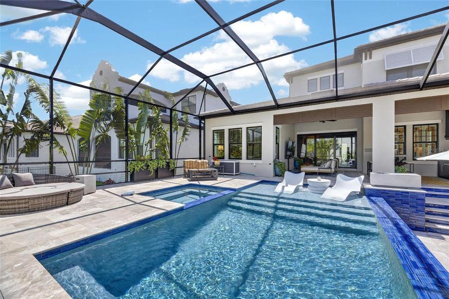 Exterior details and patio area of a home in SouthShore Yacht Club, Ruskin (Image 34).