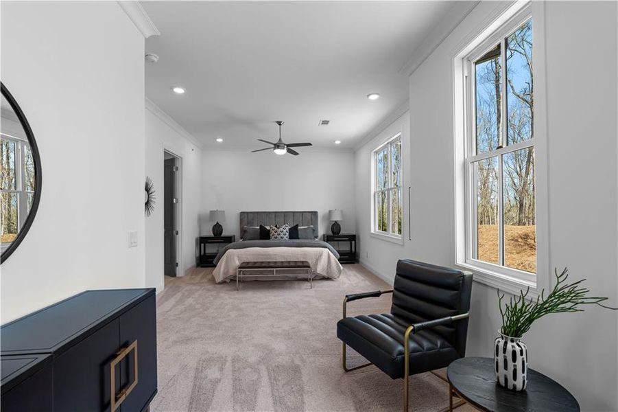 Furnished interior view inside a new home in Waterside Condos, Peachtree Corners (Image 19).